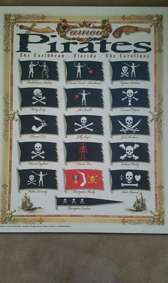 Pirates picture frame