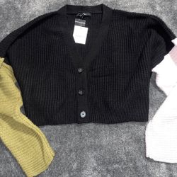 Forever 21 Cropped Cárdigan 