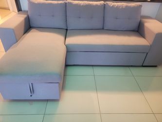 Couch/pull Out Sofa/shelf/ottamans