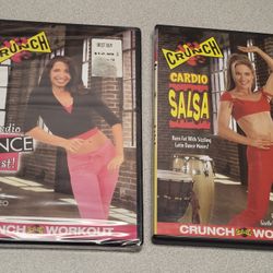 DVDs Lot W, lot of 2.Cardio Salsa, Cardio Dance Blast