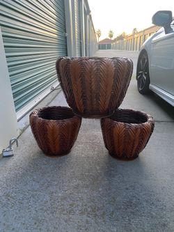 Woven Basket For Plants