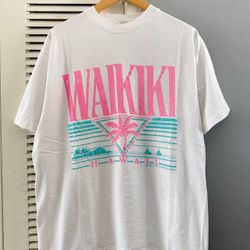 Vintage 1987 HAWAII WAIKIKI Souvenir T-shirt