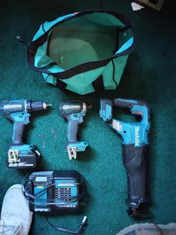 Makita Drill Tool Set And Sawzaw