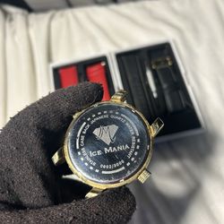 Gold And Diamond Watch