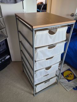 Closet organizer 6 drawers, plus other accessories