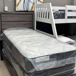 Cama Twin Nueva En Su Caja Bed Frame Twin (Only 52 Down )
