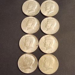 Uncirculated Lot of Kennedy Silver 1/2 Dollars