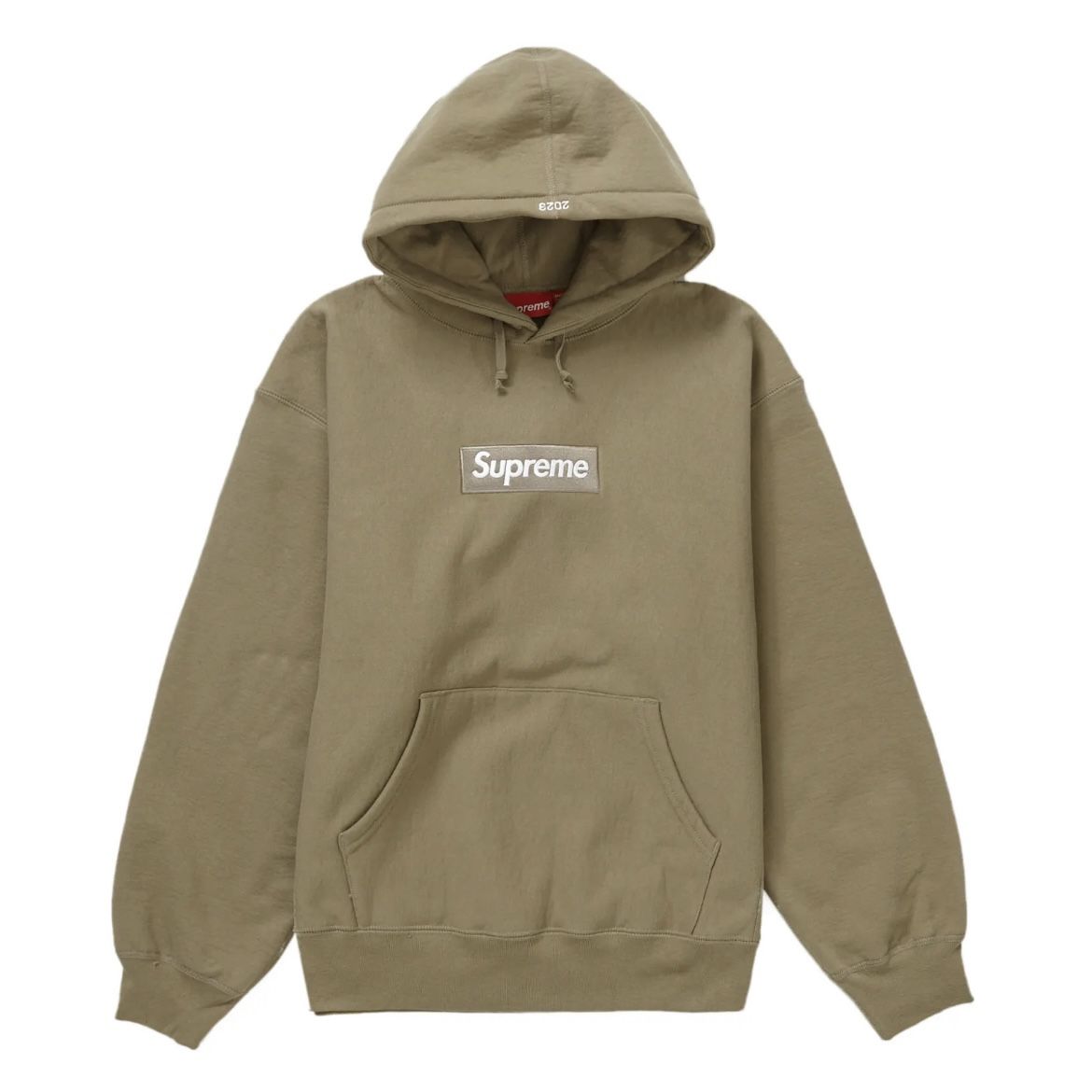 Supreme Box Logo Hooded Sweatshirt (FW23) Dark Sand - M, L
