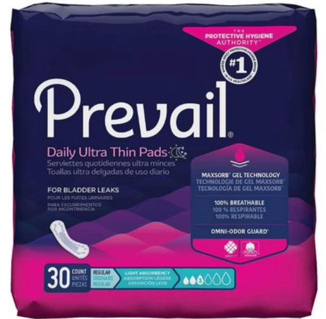 Prevail Daily Ultra Thin Pads