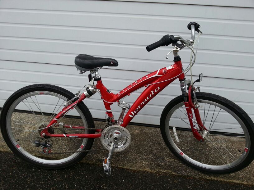 Versato Riviera Full Suspension 21 speed Beach Cruiser (17" Frame)