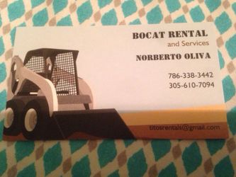 BOBCAT SERVICES Free estimates