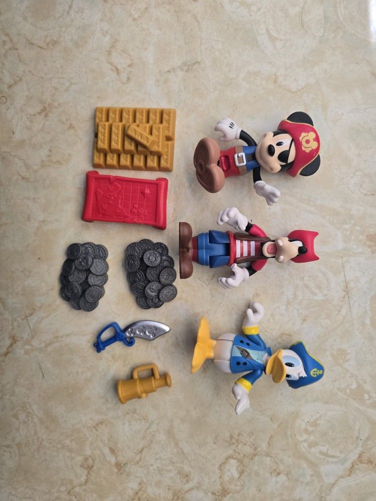 Mickey Mouse And Friends Disney Toys With Accersories