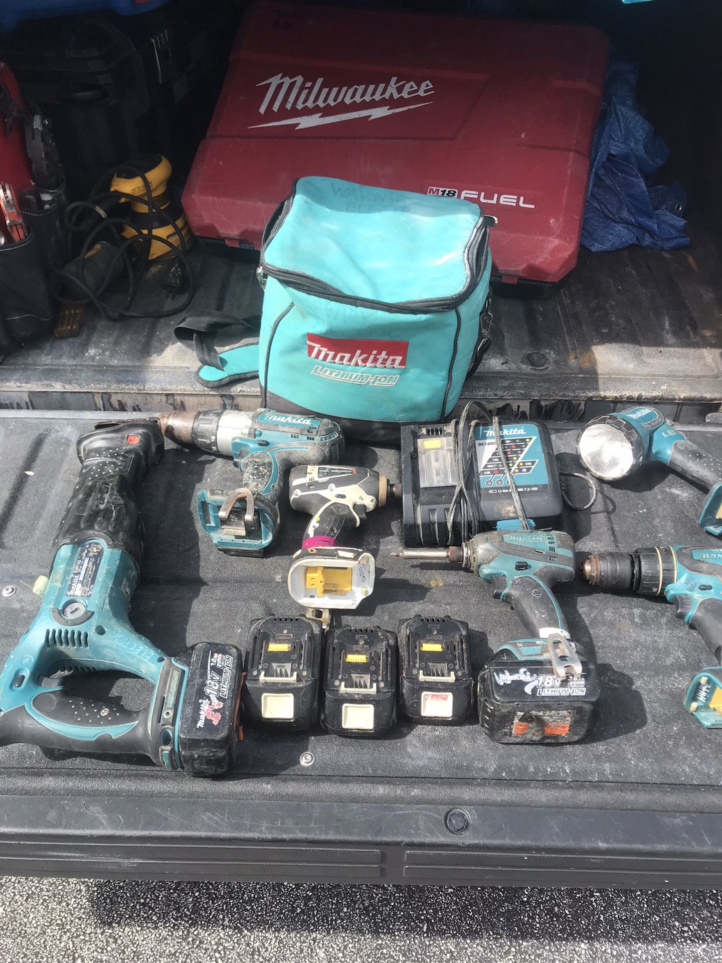 Makita Battery Powered Tools And Batteties