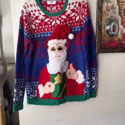 Men’s Ugly Christmas Sweater L