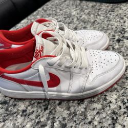 Nike Air Jordan 1 Low – White & Red 