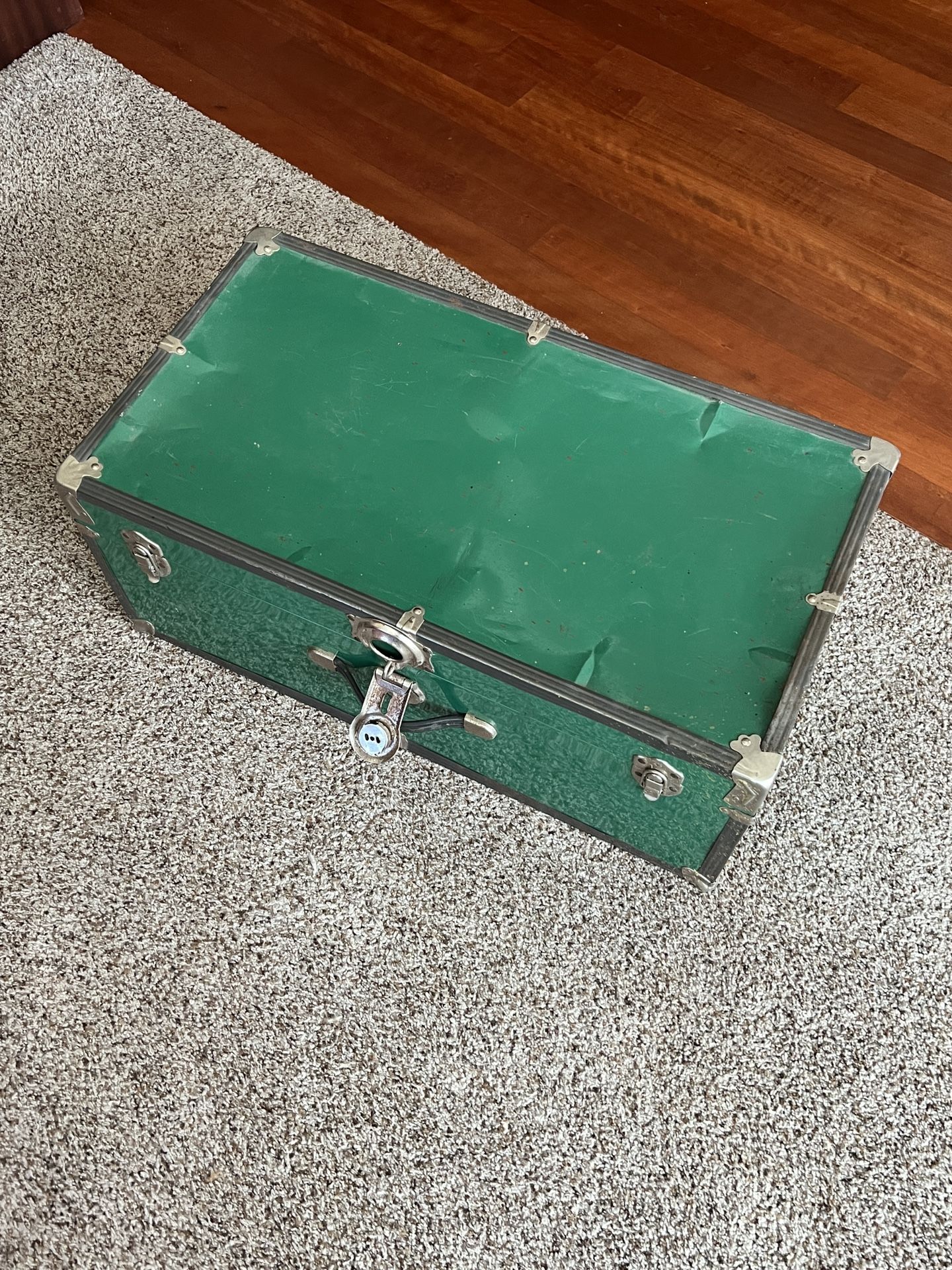Vintage Steel/iron Trunk