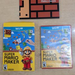 Super Mario Maker Wii U Sealed