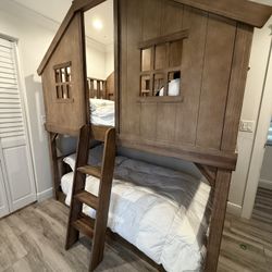 Pottery barn Tree House Bunk Bed