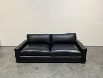 Restoration Hardware, Maxwell Leather Sofa