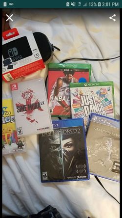 Nintendo switch xbox one games ps4