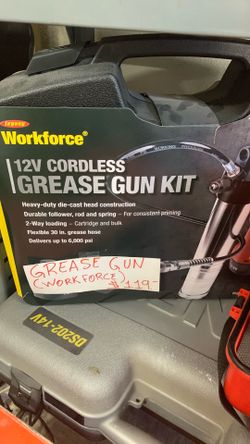 12v cordless grease gun kit