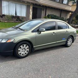 2009 HONDA CIVIC GAS NATURAL $1950