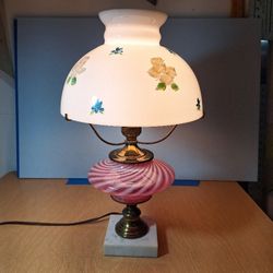 Vintage Finton Glass Lamp