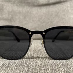 New Ray-Ban RB3576 Blaze Clubmaster Black Unisex Sunglasses
