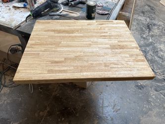 Solid Hevea Butcher Block Countertops. 8ft x 25” — $225