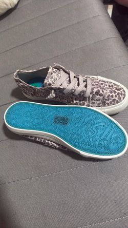 Blowfish Malibu leopard print slip on shoes