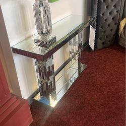 Glass Console Table 