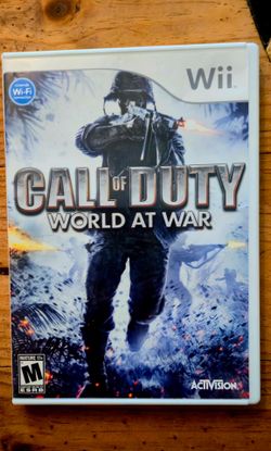 Nintendo Wii Call Of Duty: World at War. Check My Listings For More Games