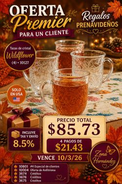 Tazas trasparentes Princess House