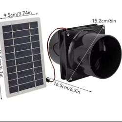 Solar Powered Exhaust Fan,

