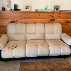 New Adjustable Futon Sofa Bed With Storage 