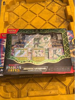 Paldean Fates meowscaradaex premium collection box