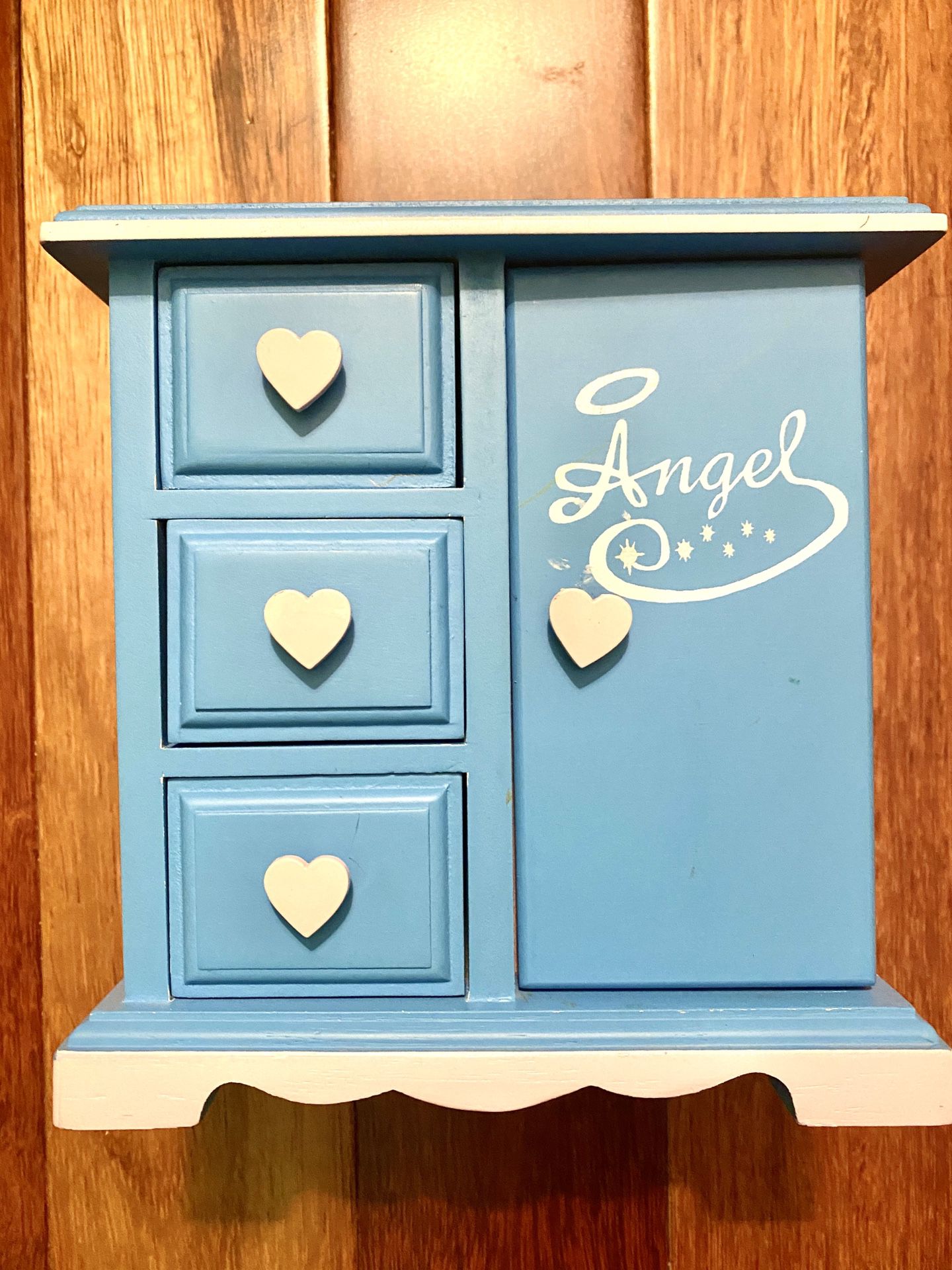 “Angel” jewelry box/ drawer set