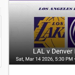 Lakers Vs Denver  Nuuggets