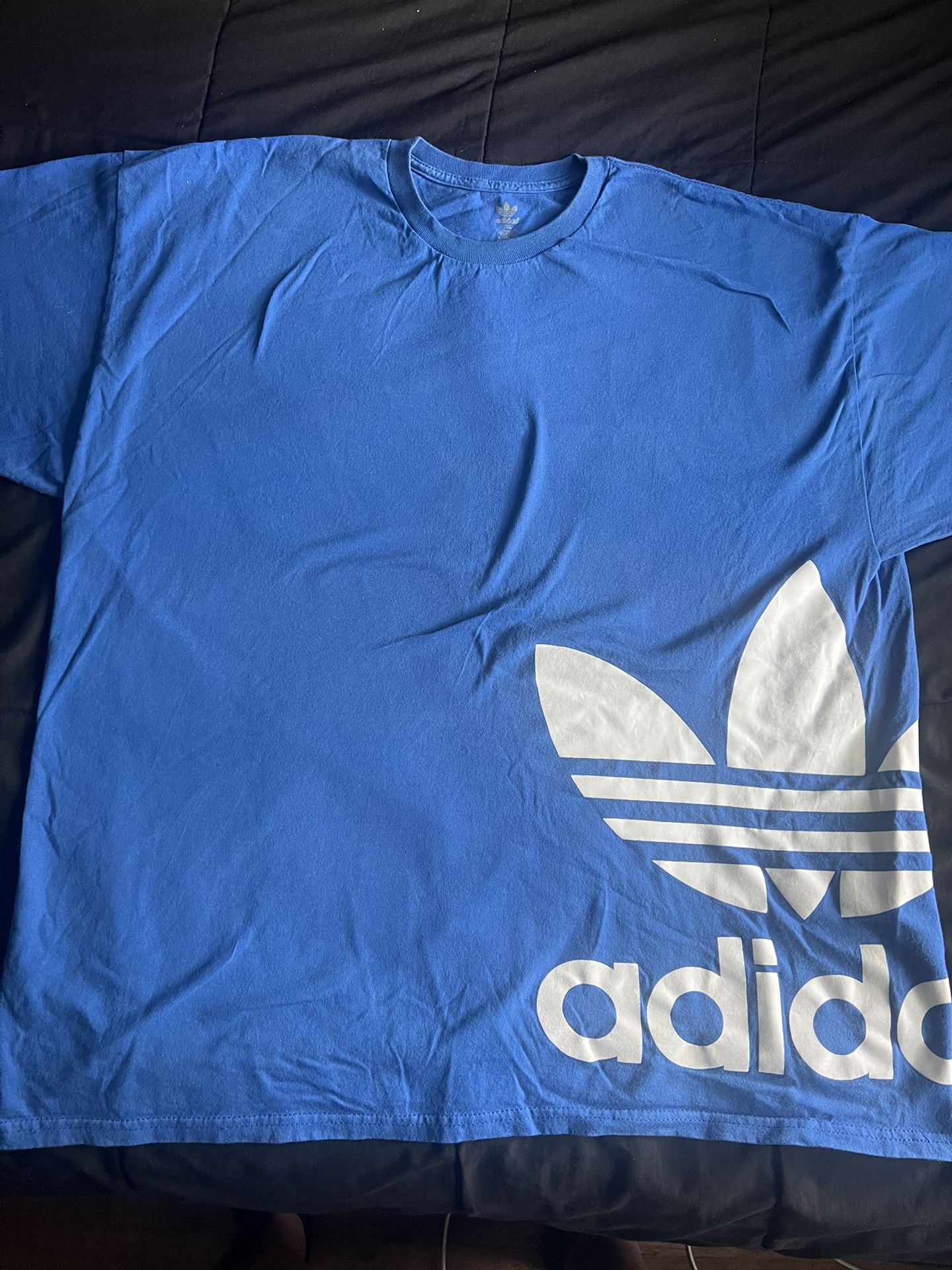 adidas short sleeve blue T shirt size 2XL