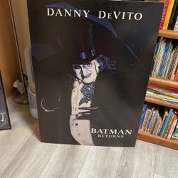 Batman Returns Danny DeVito Penguin Mounted Poster