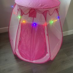 Pink Tent Working Lights 