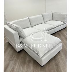 Brand New 4 Piece Cloud Sectional 