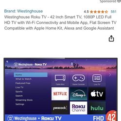 42 Inch Roku TV 
