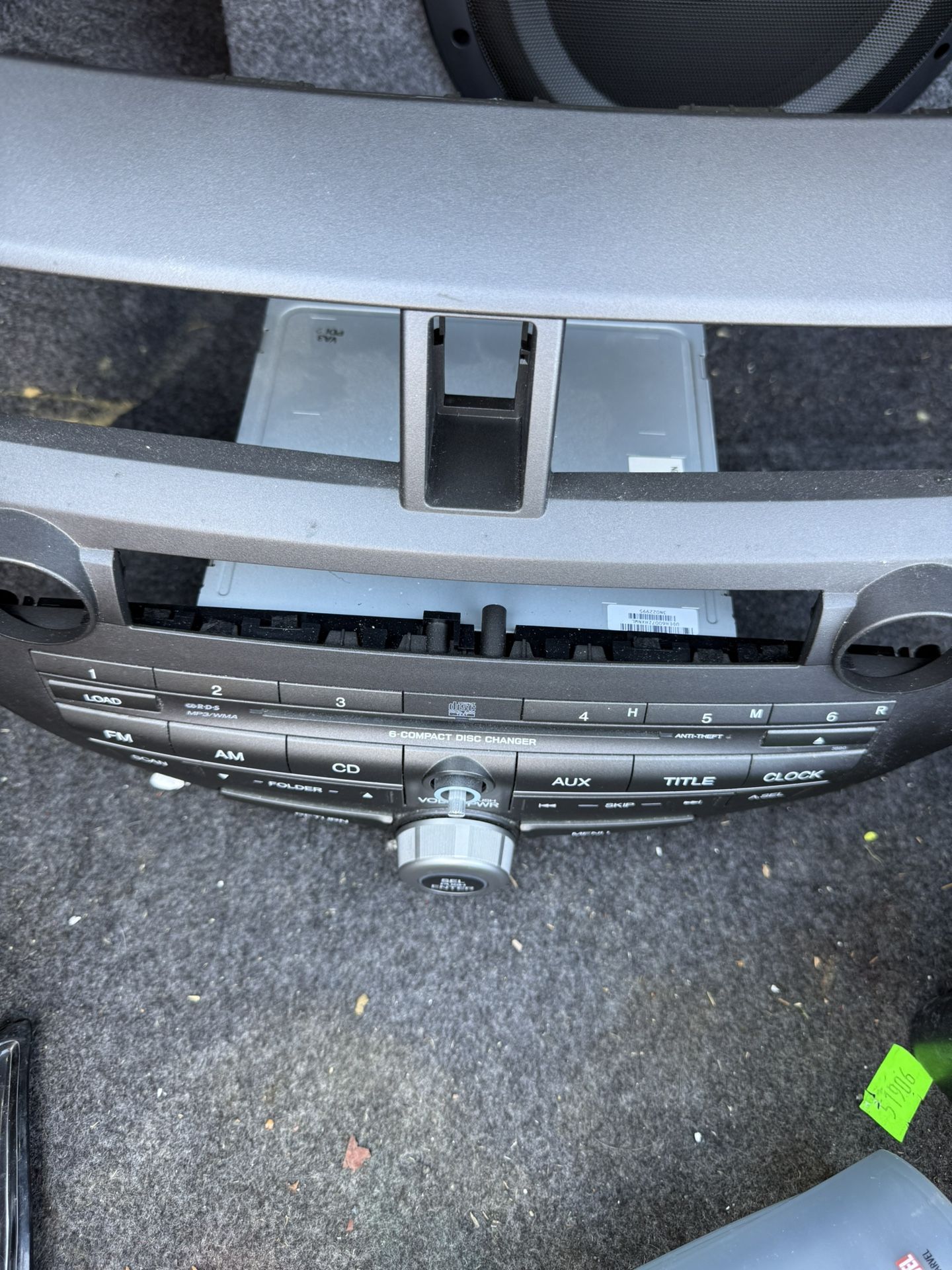 Honda Accord Radio 2012