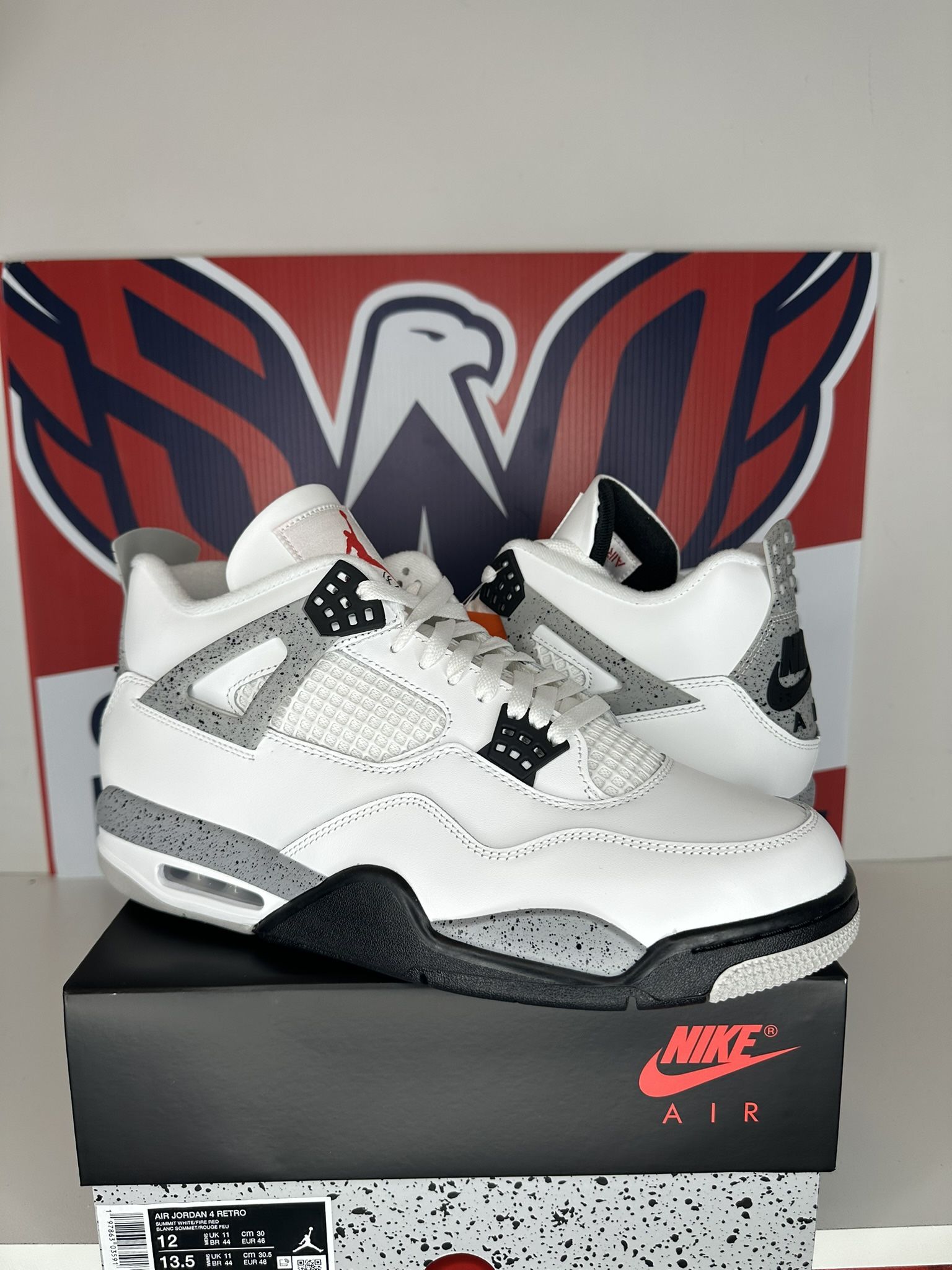 Jordan 4 White Cement