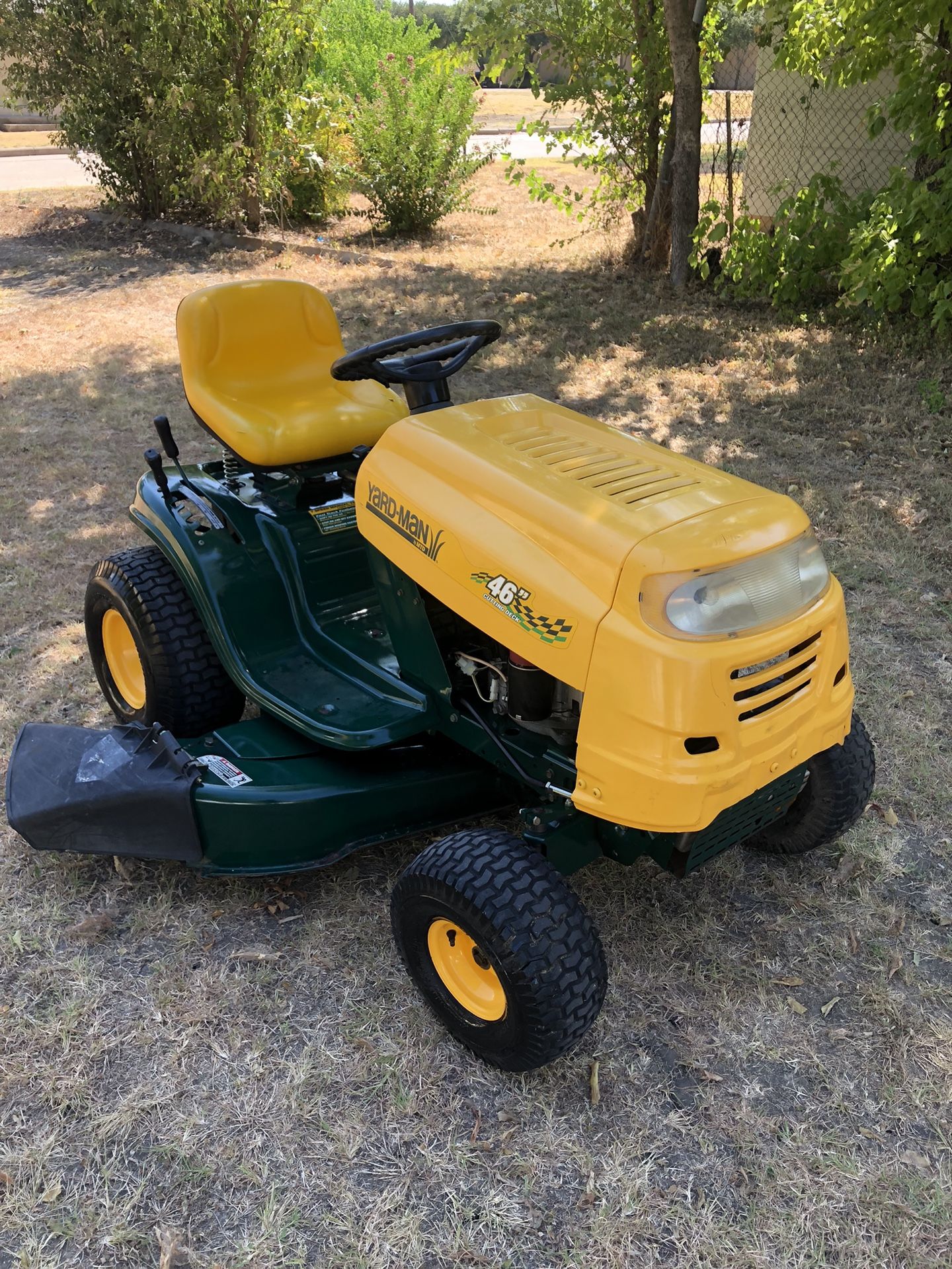 Yard Man 46 Riding Mower for Sale in Wht Settlemt TX OfferUp