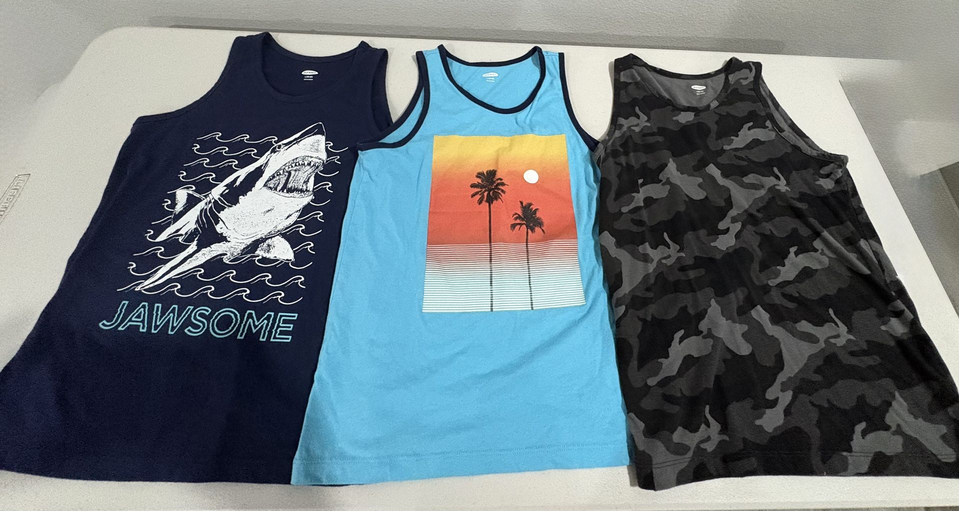 Boys’ Size 10-12 Tank Top Bundle Total 3 Tank Tops