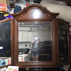 Dresser drawer and mirror