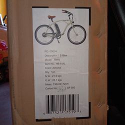 BRAND NEW HURLEY ELECTRIC BIKE NEVER USED IN THE BOX.