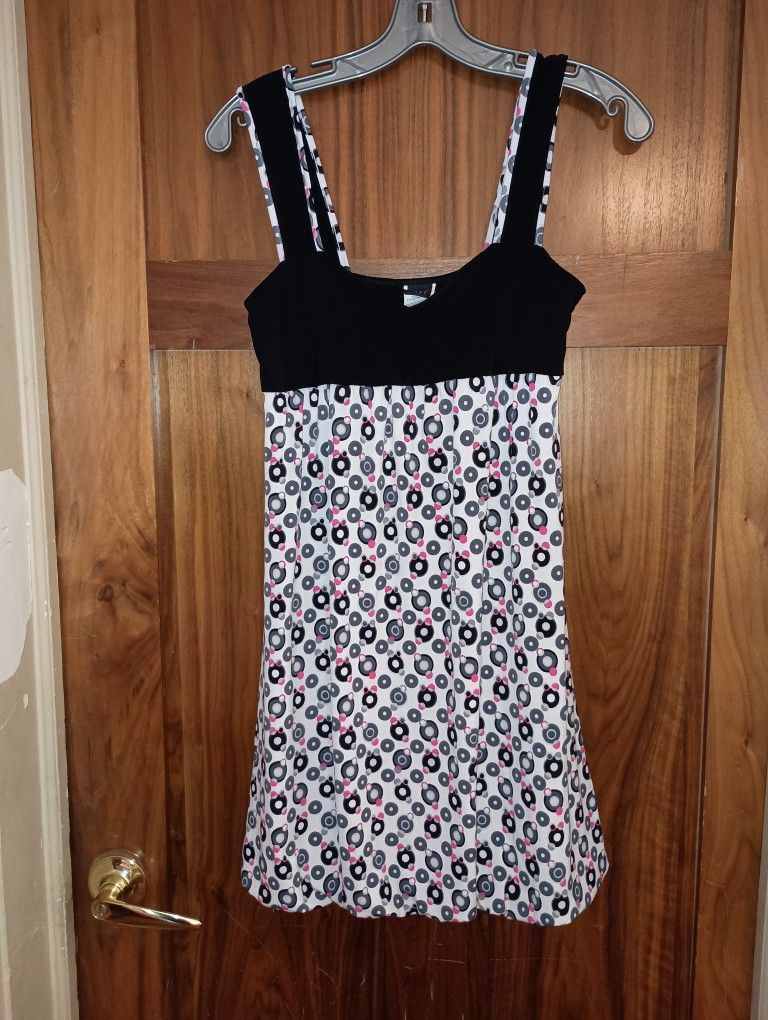 Black And White Polka Dot Dress